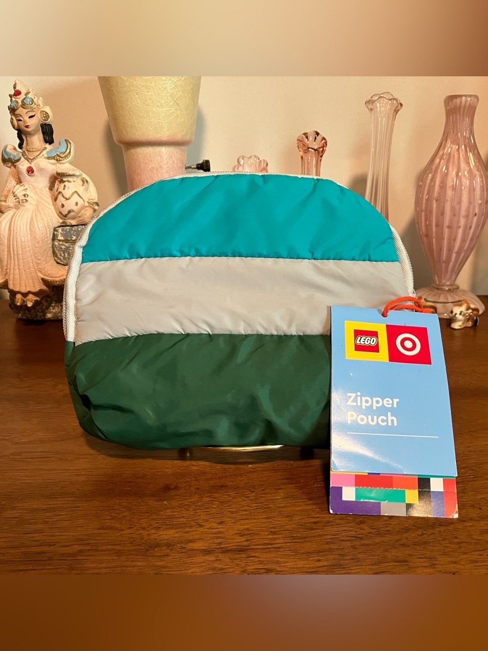 Lego X Target Multicolor Geometric Zipper Pouch